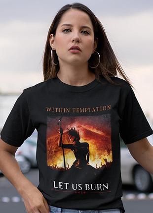 Футболка loys within temptation (let us burn) черный xs