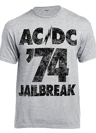 Футболка loys ac/dc jailbreak меланж m