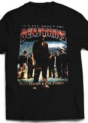 Футболка loys повсякденна puff daddy ''all about the benjamins'' vintage t-shirt xs