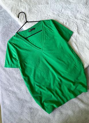 Зелена футболка zara