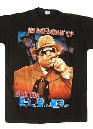 Повсякденна футболка loys notorious big vintage t-shirt biggie smalls xs