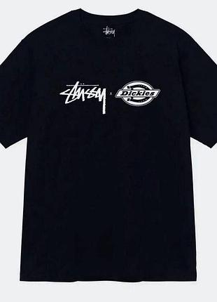 Футболка loys stussy стусси черная новая 100% хлопок отличное качество xs