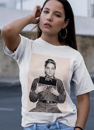 Футболка loys elvis presley (army mugshot wht) белый l