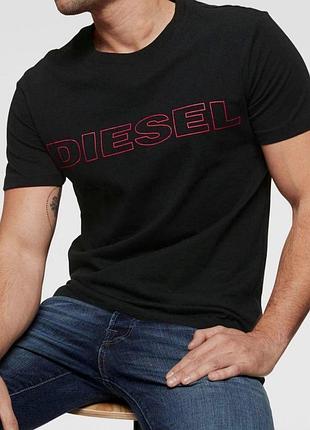 Футболка loys diesel дизель черная очень хорошее качество 100% хлопок xs