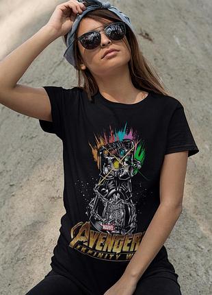 Футболка loys marvel (avengers infinity war) черный xs