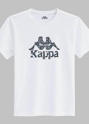 Футболка loys kappa каппа черная новая отличное качество 100% хлопок l