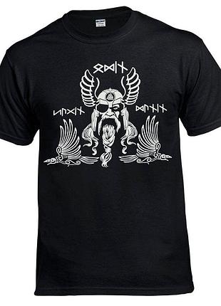 Футболка loys viking odin черный xxl