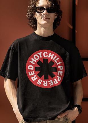 Футболка loys унісекс red hot chili peppers (logo) чорний m
