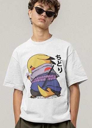 Футболка loys унисекс pockemon (pikachu samurai wht) белый m
