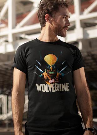 Футболка loys унісекс marvel (wolverine) чорний xs