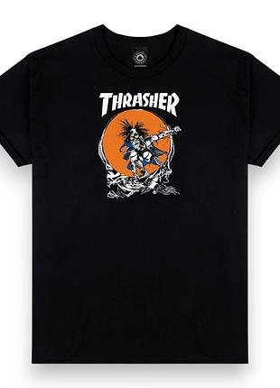 Футболка loys thrasher skate outlaw black xs