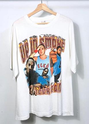 Футболка белая up in smoke tour 2000 t-shirt white m