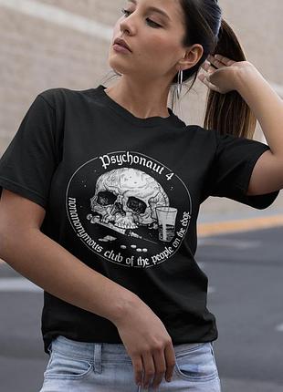 Футболка loys psychonaut 4 (nonanonymus club of the people on the edge) черный xs