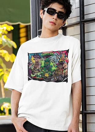 Футболка loys унисекс teenage mutant ninja turtles (tmnt by dayne henry jr wht) белый xs
