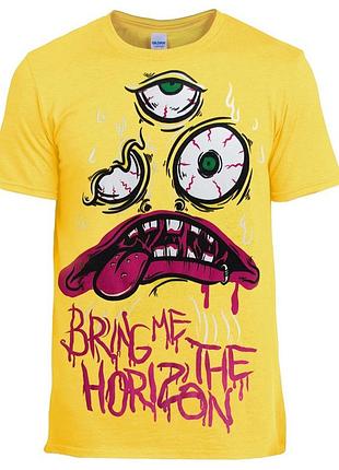 Футболка loys bring me the horizon жовта s