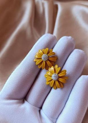 16)серьги-гвоздик "маргаритка" 
🌼🌼🌼🌼🌼
