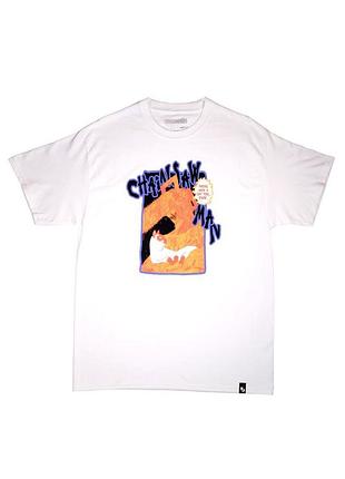 Футболка белая loys csm we love cats tee - white
