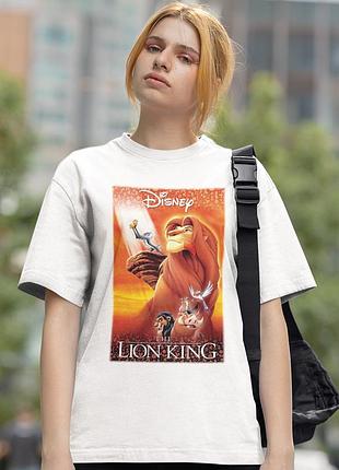 Футболка loys the lion king (poster wht) белый xxl