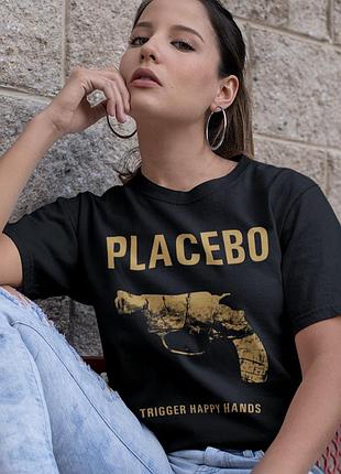 Футболка loys placebo (trigger happy hands) чорний s