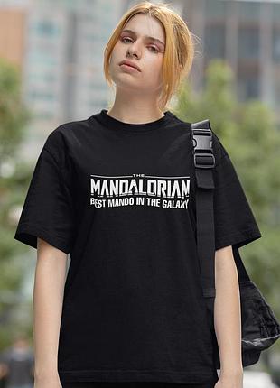 Футболка loys the mandalorian (best mando in the galaxy) черный xxl