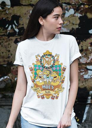 Футболка loys the simpsons (drink duff wht) білий s