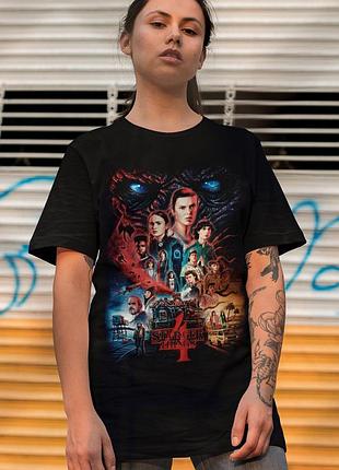Футболка loys stranger things (season 4 poster) черный xs