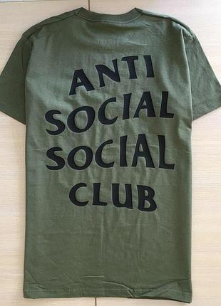 Футболка a.s.s.c. бирка anti social social club. все размеры в наличии m