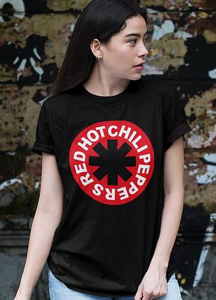 Футболка loys red hot chili peppers (logo) чорний xxl