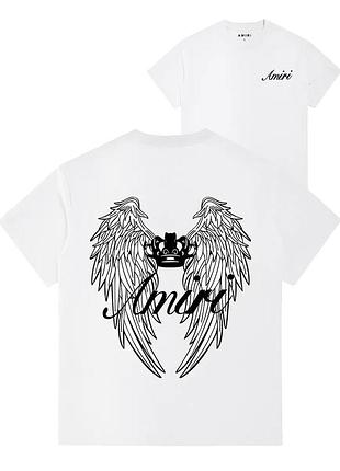 Футболка loys amiri амири хлопковая с принтом у2к art.009 xs