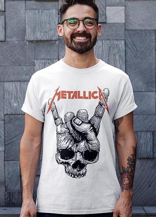 Футболка loys rwb - metallica - skull sign of the horns xs