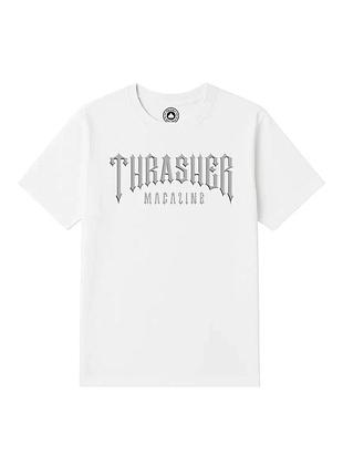 Футболка loys хлопковая с принтом thrasher трешер sk8 art.008 xxl