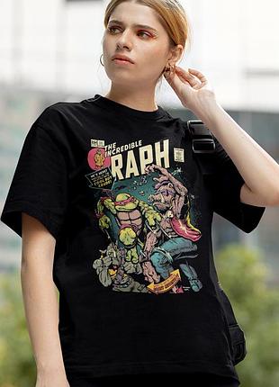 Футболка loys teenage mutant ninja turtles (the incredible raph) черный xs