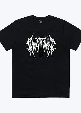 Чорна футболка loys ghostemane чорні футболки гостмейн унісекс xs