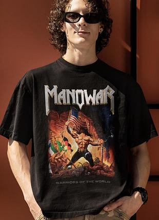 Футболка loys унисекс manowar (warriors of the world) черный s