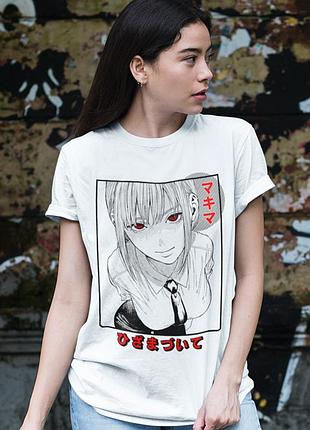 Футболка loys chainsaw man (makima wht) белый xs