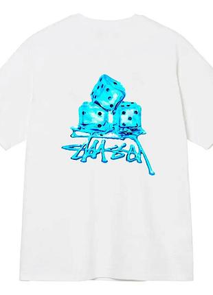 Футболка loys stussy ice white logo xs