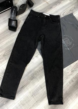 Джинси bershka жіночі завужені чорні