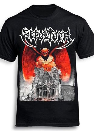 Футболка loys sepultura - bestial devastation черный xs