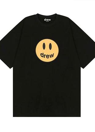 Чорна футболка loys drew house logo футболки джастін бібер унісекс xs