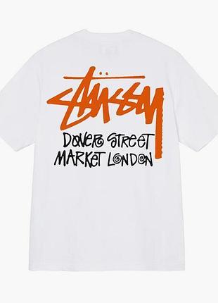 Футболка loys stussy стусси черная 100% хлопок отличное качество новый стильный вариант xl