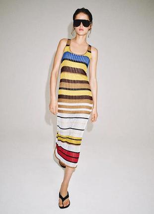 Сукня жіноча в смужку zara new