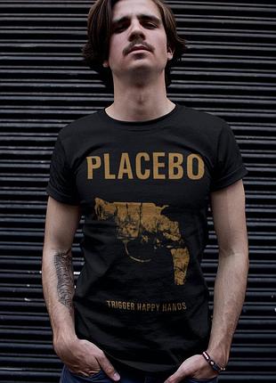Футболка loys унісекс placebo (trigger happy hands) чорний xl