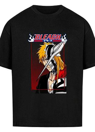 Футболка чорна loys bleach x ichigo x mask