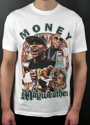 Футболка loys с принтом floyd mayweather белый xs