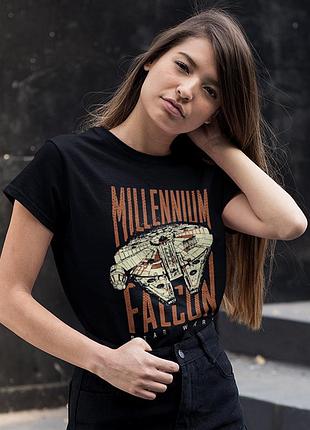 Футболка loys star wars (millennium falcon art) черный xl