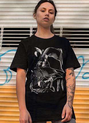 Футболка loys star wars (vader and tie advanced) черный xl