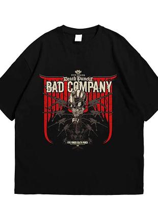 Футболка loys с принтом five finger death punch bad company черный xxl