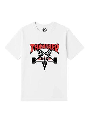 Футболка loys хлопковая с принтом thrasher трешер sk8 art.011 xs