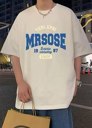 Жіноча стильна футболка loys вільного крою mrsose y2k білий m