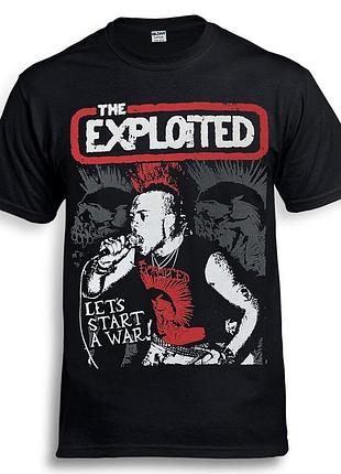 Футболка loys exploited let's start a war черный xs